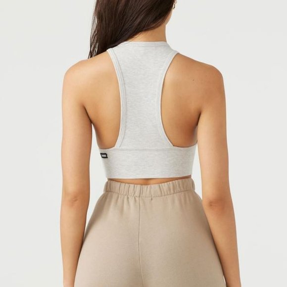 Joah Brown Longline Tank Grey Flexrib X/S 0-2 - Picture 2 of 6